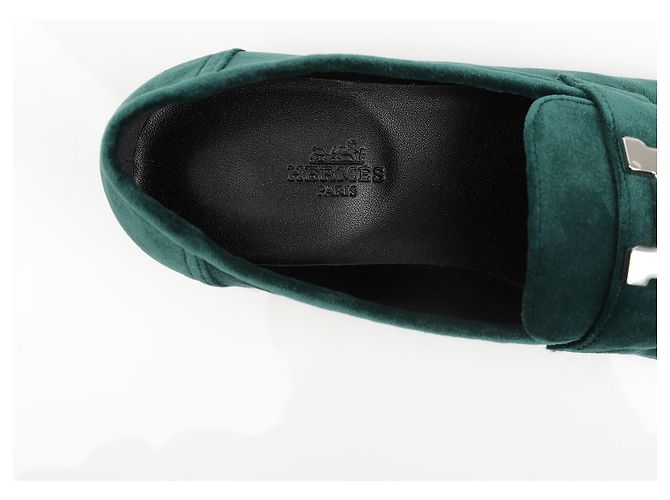Mocassini Hermès Paris in pelle marrone - vista 11