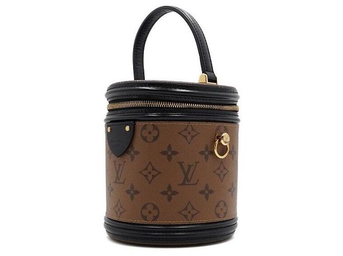 Louis Vuitton Borsa a mano e a tracolla Cannes Vanity in tela Reverse Monogram - vista 2