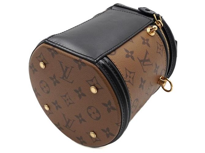 Louis Vuitton Borsa a mano e a tracolla Cannes Vanity in tela Reverse Monogram - vista 7