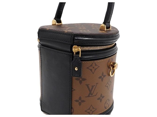 Louis Vuitton Borsa a mano e a tracolla Cannes Vanity in tela Reverse Monogram - vista 8