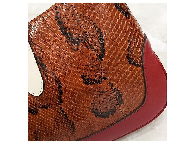 Gucci Borsa Jackie Small in pitone - vista 15