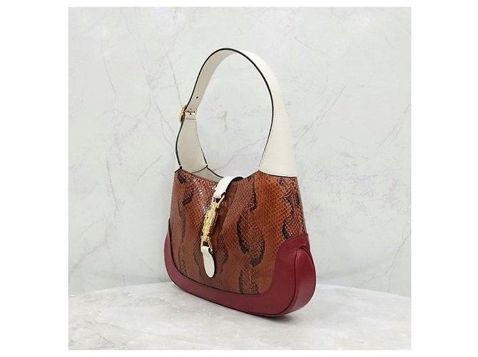 Gucci Borsa Jackie Small in pitone - vista 2