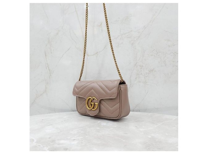 Gucci Borsa a catena GG Marmont Super Mini - vista 11