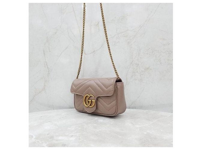 Gucci Borsa a catena GG Marmont Super Mini - vista 2