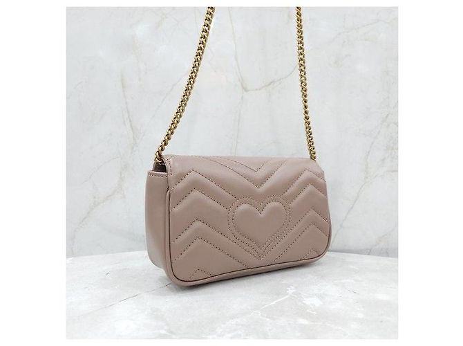 Gucci Borsa a catena GG Marmont Super Mini - vista 5