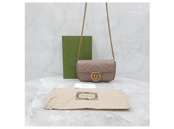 Gucci Borsa a catena GG Marmont Super Mini - vista 9