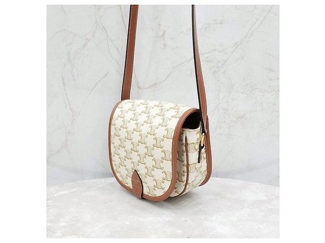 Céline Borsa Polka Medium in tela Triomphe - vista 2