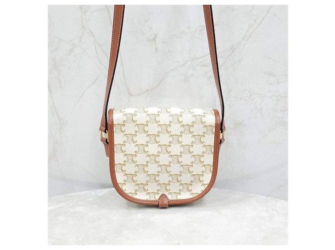 Céline Borsa Polka Medium in tela Triomphe - vista 3