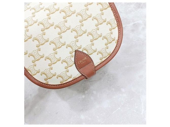 Céline Borsa Polka Medium in tela Triomphe - vista 4