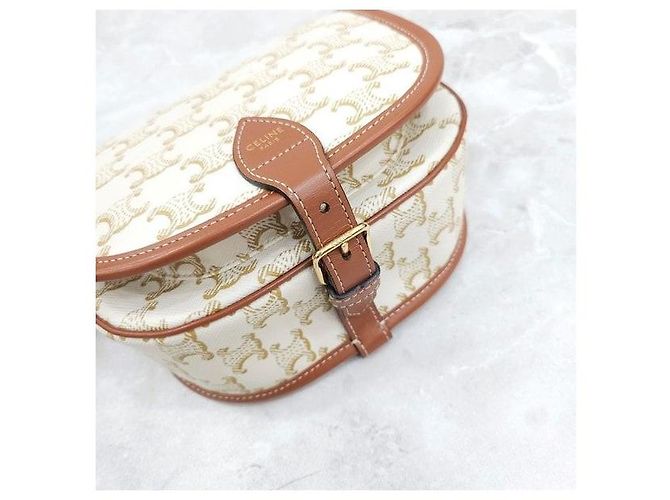 Céline Borsa Polka Medium in tela Triomphe - vista 5
