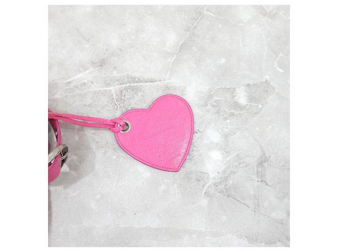 Balenciaga Borsa a tracolla piccola Neo Lurcagol Rosa - vista 13