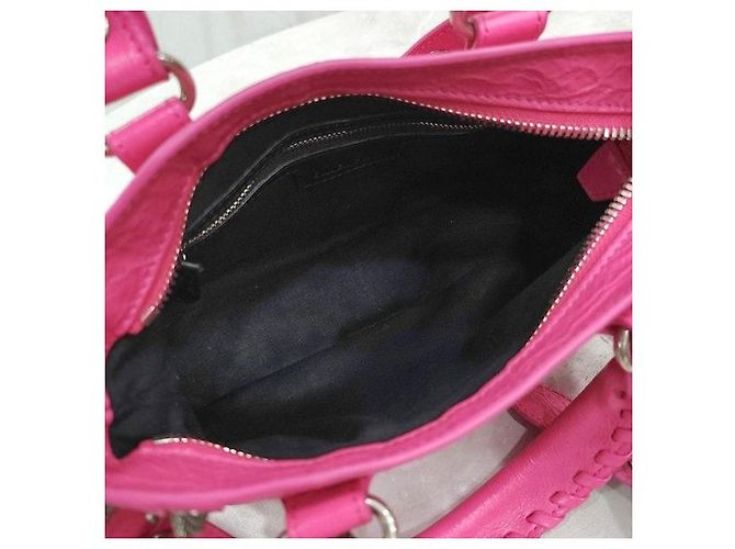 Balenciaga Borsa a tracolla piccola Neo Lurcagol Rosa - vista 8