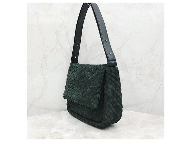 Bottega Veneta Borsa a tracolla Intrecciato Green - vista 2