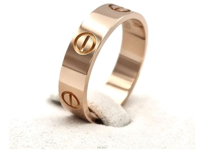 Anello Cartier Love Oro Rosa - vista 3