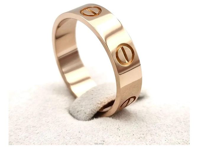 Anello Cartier Love Oro Rosa - vista 4