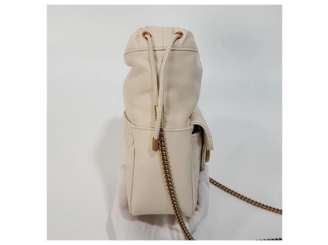 Gucci Mini Borsa Bucket con Catena - vista 4