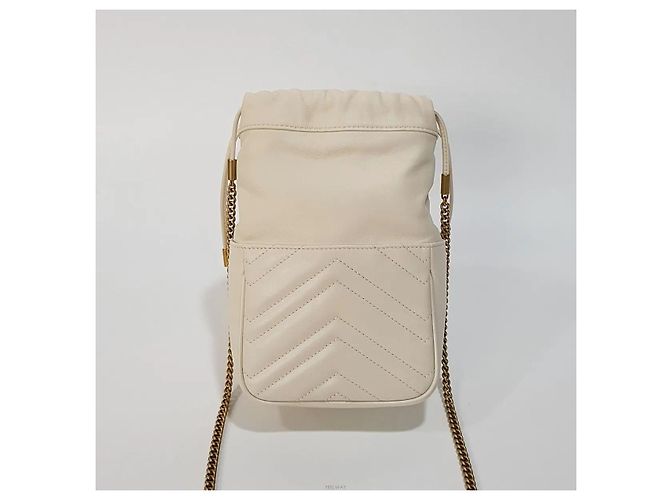 Gucci Mini Borsa Bucket con Catena - vista 5