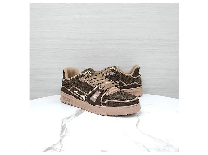 Louis Vuitton Baskets Raffia Trainer - vue 4