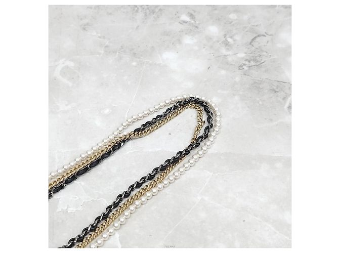 Chanel Gafas de sol con cadena de perlas - vista 7