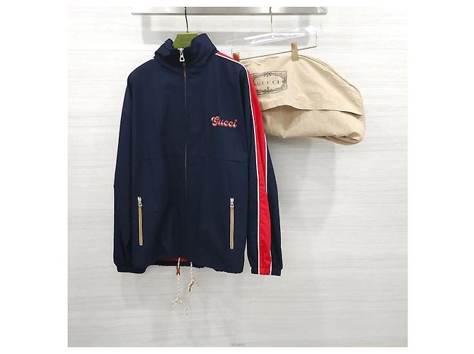 Gucci Oversized Track Jacket mit besticktem Logo - Ansicht 8