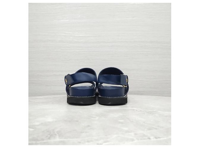 Louis Vuitton Sandali Paseo Flat Comfort Denim - vista 3