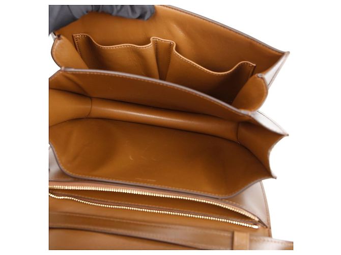 Céline Bolso de Hombro Medium Classic Box Camel - vista 11