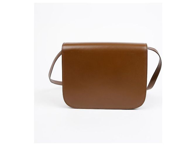 Céline Bolso de Hombro Medium Classic Box Camel - vista 4