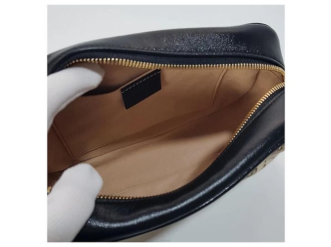 Gucci Borsa camera Marmont in tela - vista 9