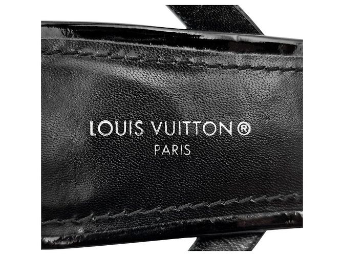 Louis Vuitton Sandali in vernice Monogram - vista 5