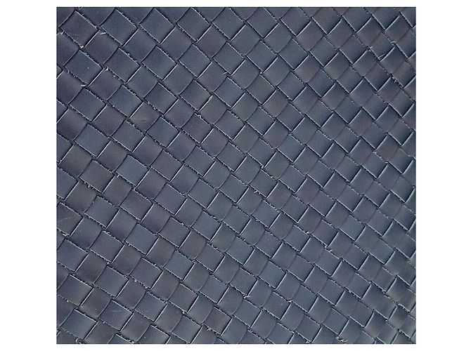 Borsa a tracolla Bottega Veneta in mesh blu navy - vista 6