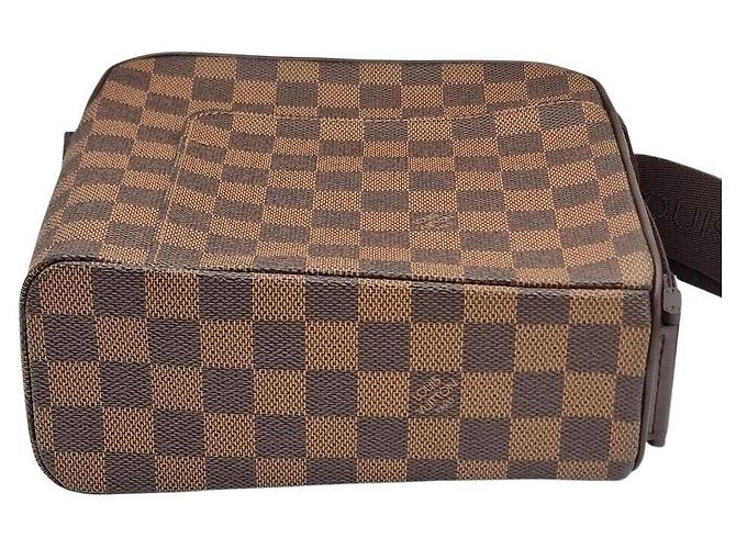 Borsa Louis Vuitton Damier Olav PM Marrone - vista 6