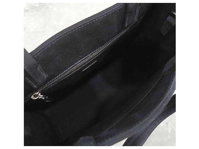 Prada Triangle Logo Canvas Drill Tote Bag - Ansicht 8