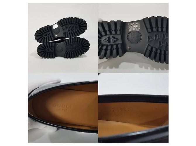 Gucci Square Horsebit Leder-Loafer - Ansicht 7