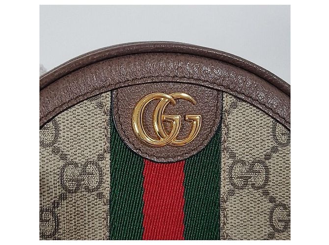 Gucci Pochette Ophidia GG Round Pouch - vista 3