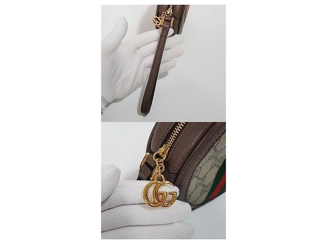Gucci Pochette Ophidia GG Round Pouch - vista 6