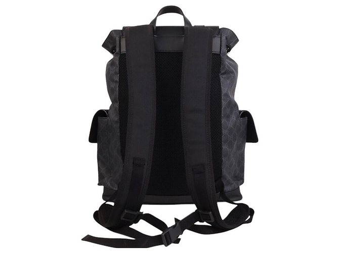 Sac à dos Gucci noir en PVC - vue 2