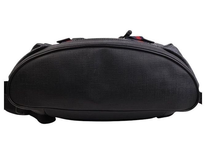 Sac à dos Gucci noir en PVC - vue 6