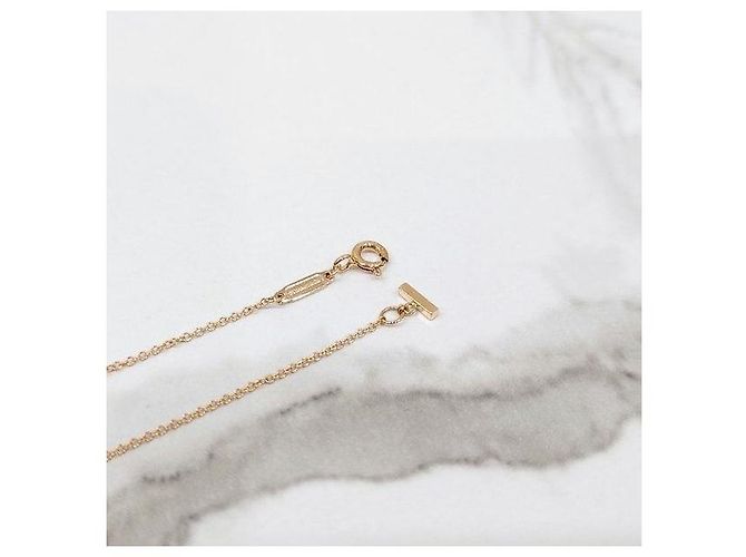 Tiffany & Co Collana Smile Mini Diamond Rose Gold - vista 5