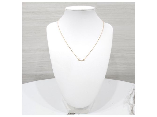 Tiffany & Co Collana Smile Mini Diamond Rose Gold - vista 8