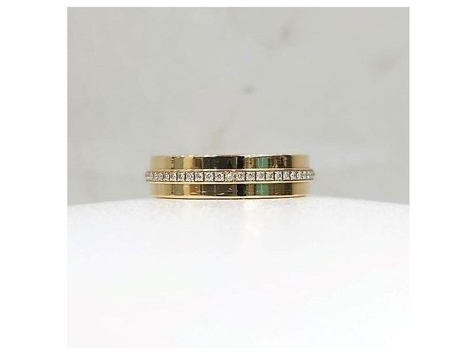 Tiffany & Co Schmaler Diamantring Gelbgold - Ansicht 11