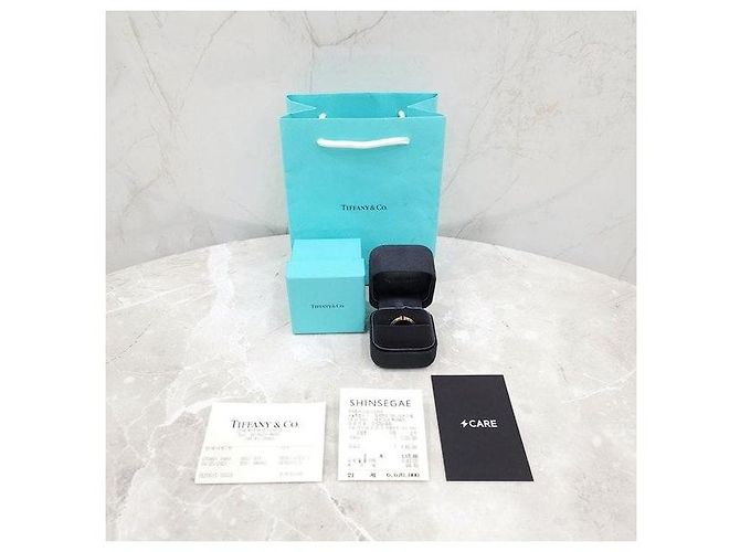 Tiffany & Co Schmaler Diamantring Gelbgold - Ansicht 8