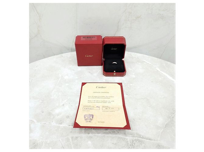Cartier Anel de platina e diamante Tamanho - vista 12