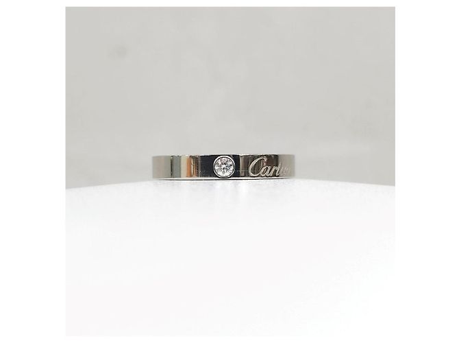 Cartier Anel de platina e diamante Tamanho - vista 7