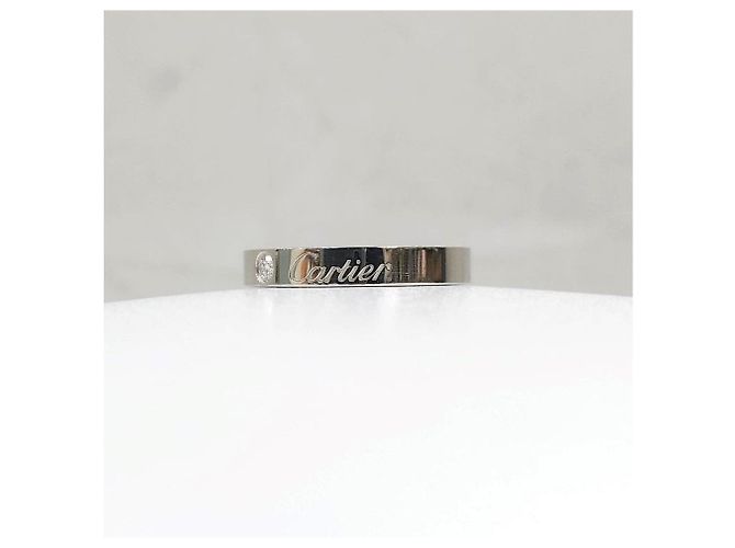 Cartier Anel de platina e diamante Tamanho - vista 8