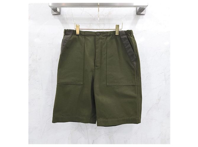 Gucci Pantaloni in tela, pelle e cotone - vista 6
