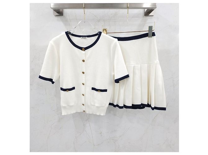 Miu Miu Baumwoll-Cardigan-Rock-Set - Ansicht 12