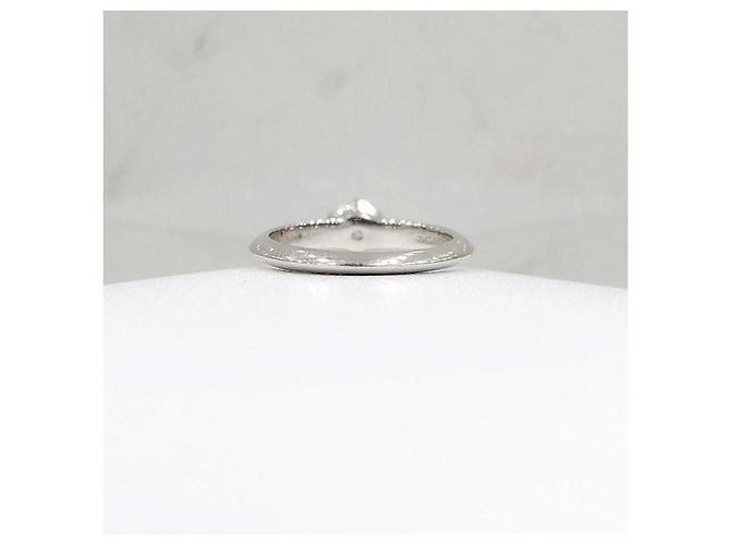 Tiffany & Co Fede nuziale in platino e diamanti - vista 3