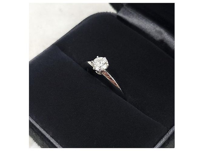 Tiffany & Co Fede nuziale in platino e diamanti - vista 5