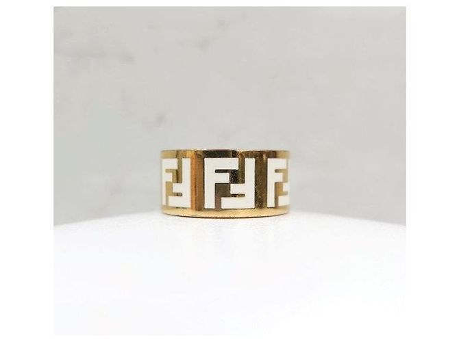Fendi Forever Gold White breiter Ring - Ansicht 2