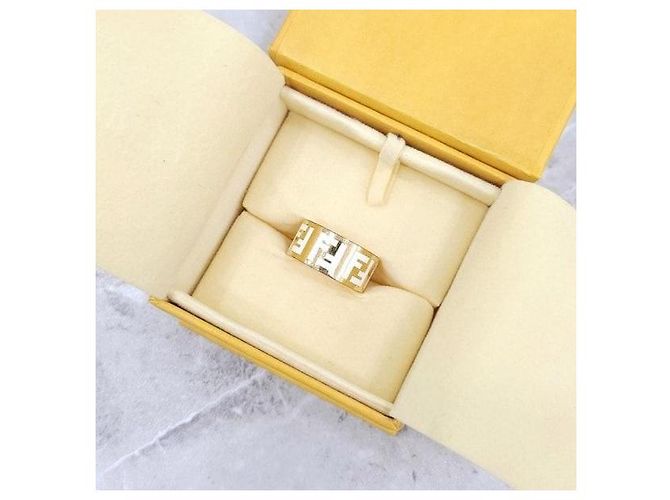 Fendi Forever Gold White breiter Ring - Ansicht 6